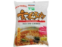【玄米ラーメン・ごましょうゆ味100g】無添加・玄米麺ならインスタントラーメンも安心！