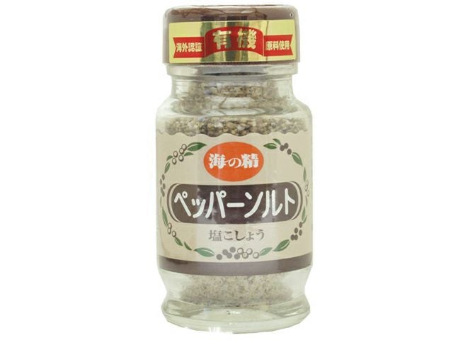 伊豆大島とスリランカの名産が出会う【海の精・有機ペッパーソルト】（オーサワジャパンの塩）