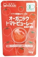 ヒカリ オーガニックトマトピューレー 160g