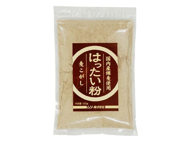 国内産裸麦使用・はったい粉（ムソー）120g