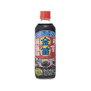 金笛　減塩醤油 600ml（笛木醤油）