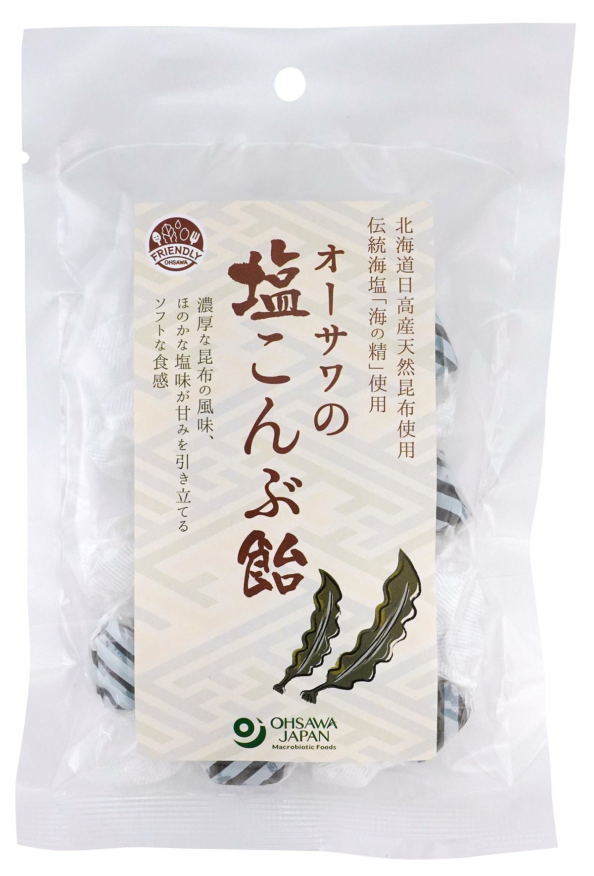 オーサワの塩こんぶ飴(ソフトタイプ) 80g