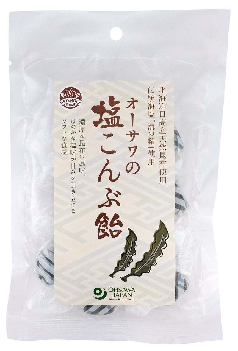 オーサワの塩こんぶ飴(ソフトタイプ) 80g