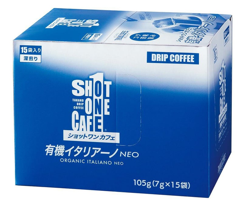 ショットワンカフェ　有機イタリアーノ　ＮＥＯ 105g(7g×15袋)
